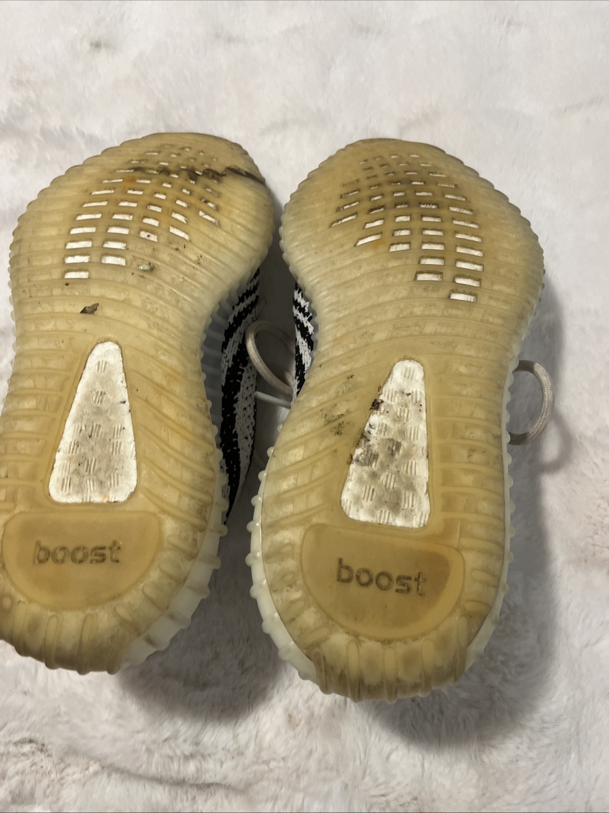 Adidas Yeezy Boost 350 V2 Low Zebra Print Shoes Size 6.5