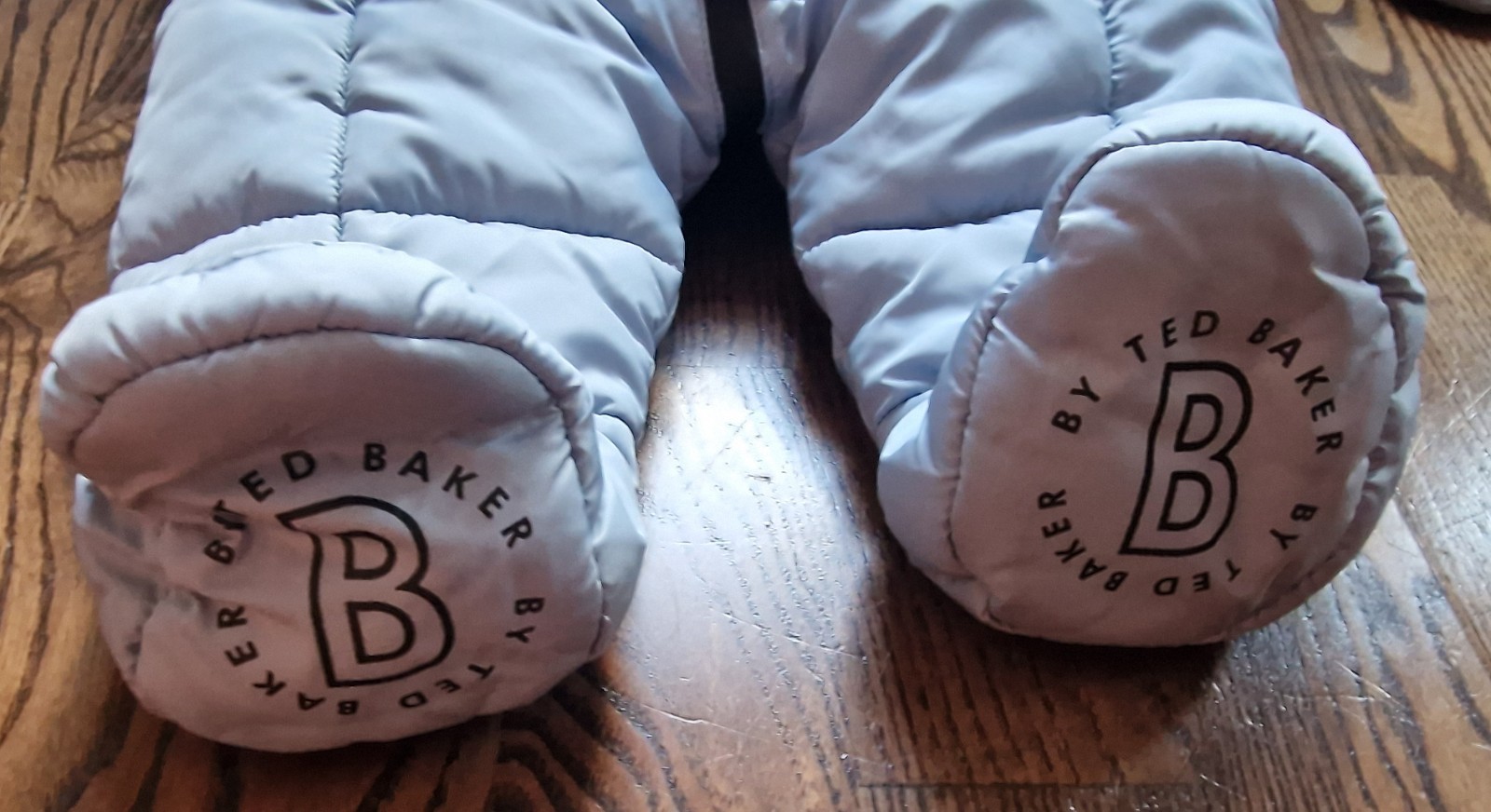Ted Baker padded snow suit blue all in one age 3-6 months Excellent condition