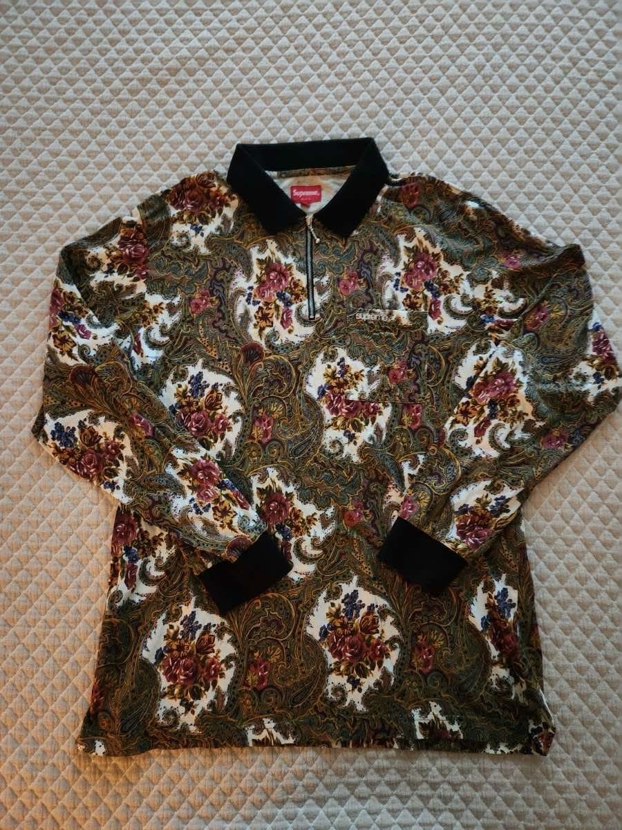 Supreme Paisley L/S Polo Shirt