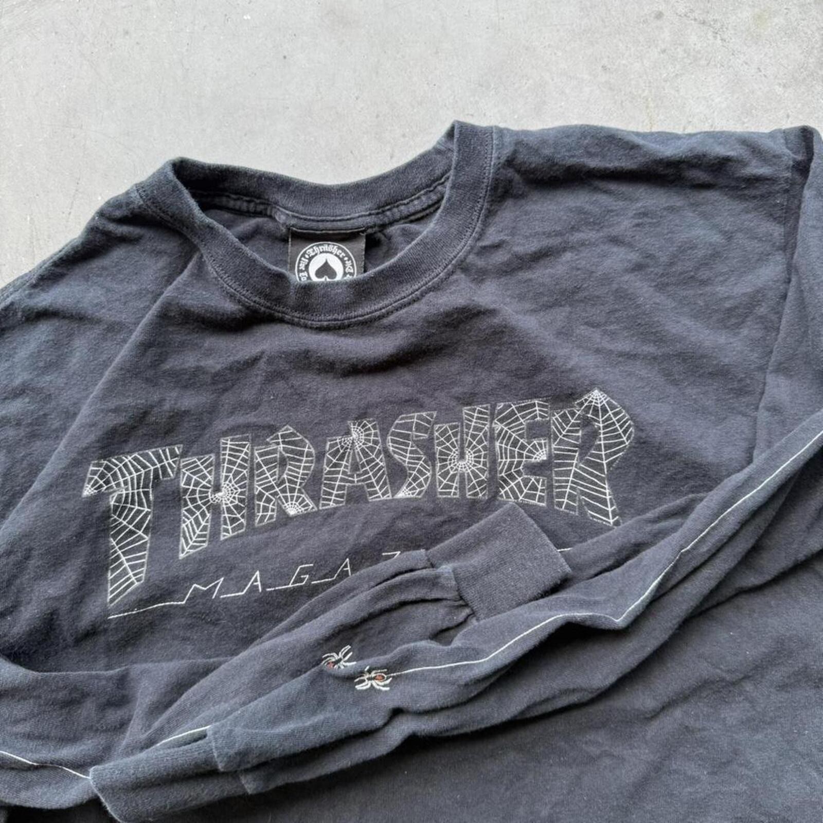 Thrasher Spiderweb Long Sleeve Tee