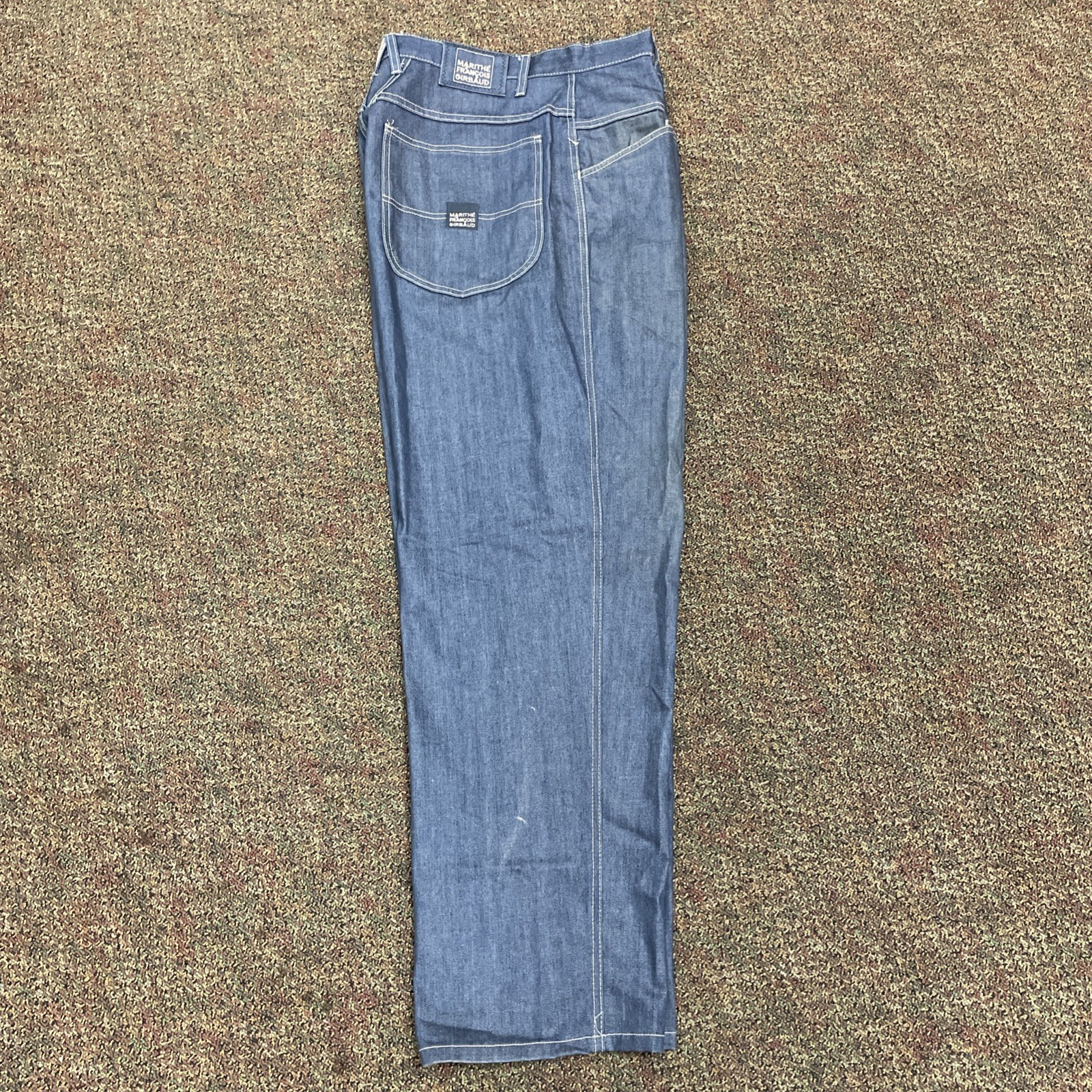 Marithe Francois Girbaud Men 36×31 Baggy Wide Leg Jeans Light Blue 90s Y2K NWOT