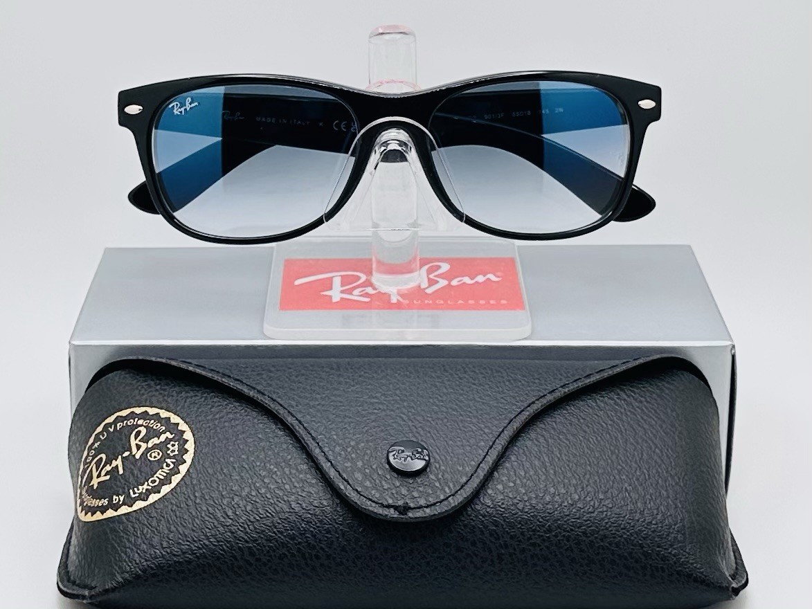 Ray-Ban RB2132 New Wayfarer 55mm Unisex Sunglasses – Blue Gradient Lens (901/3F)