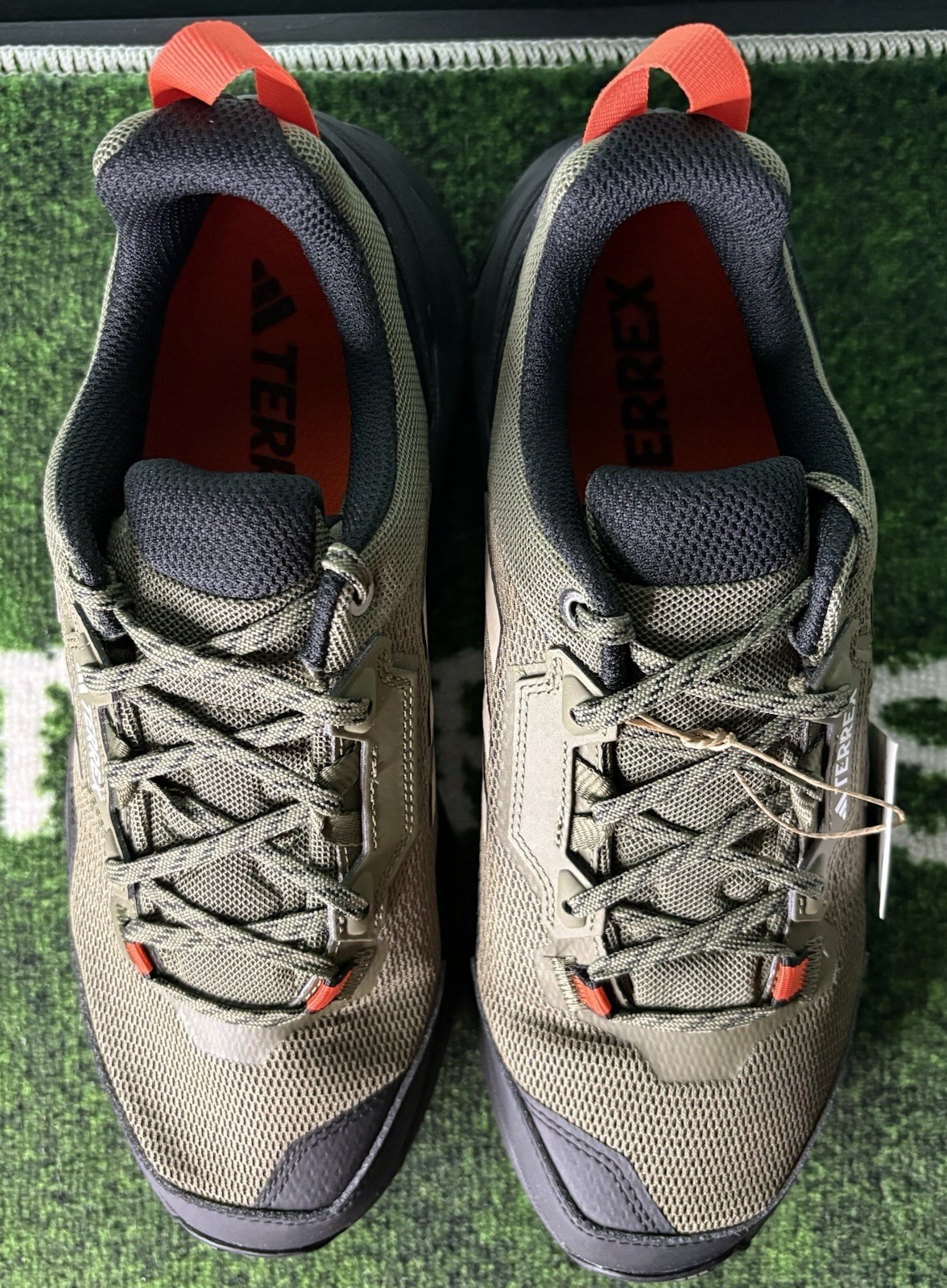 US Men’s 7.5 Wide – Adidas TERREX AX4 “Olive Strata Core Black” IG8852, Hiking