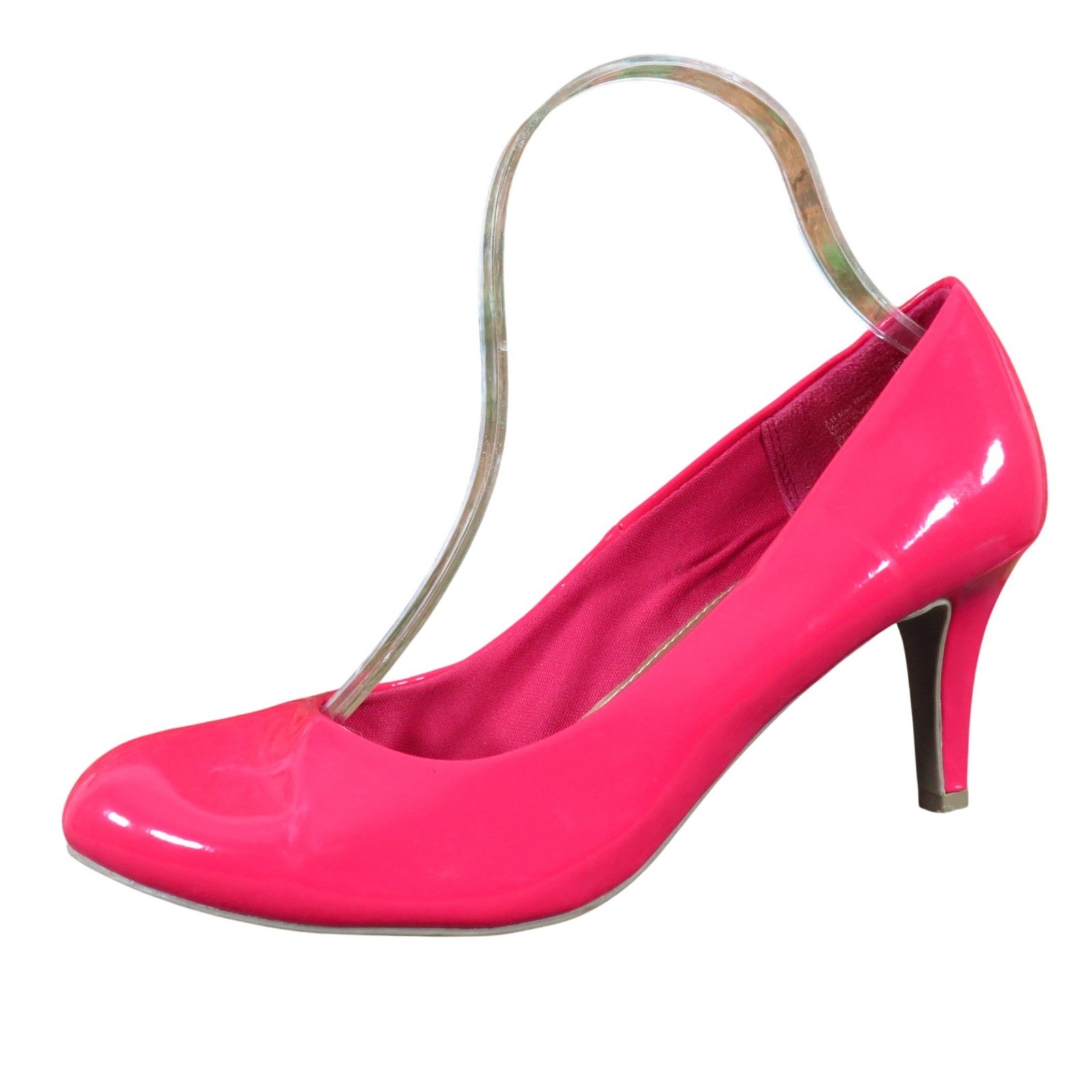 Comfort Plus by Predictions Karmen Women Pump 8 Work Dress Hot Pink Patent Heel