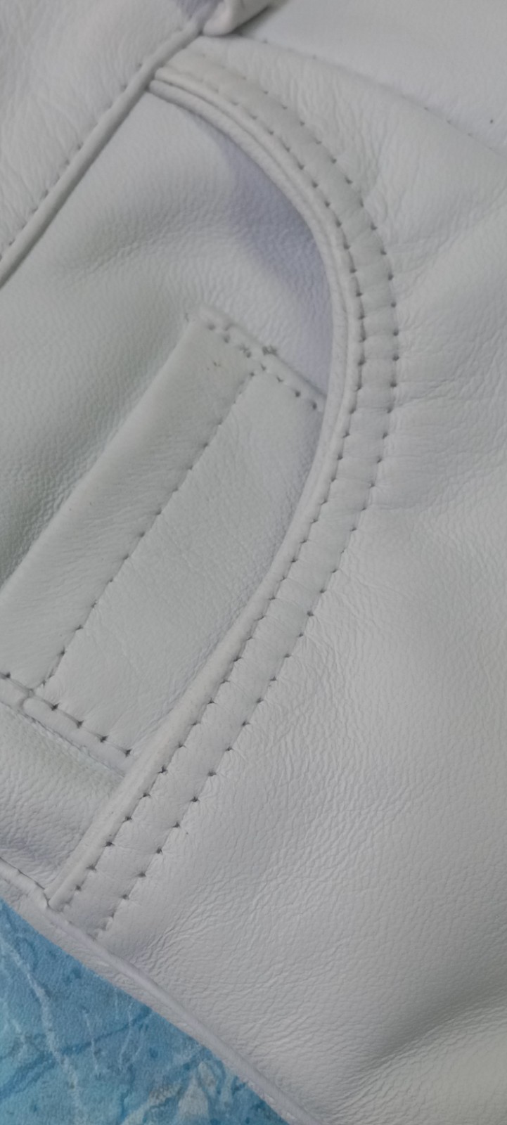 Handmade White Slim Fit Women’s Leather Pants Genuine Lambskin HighWaist Trouser