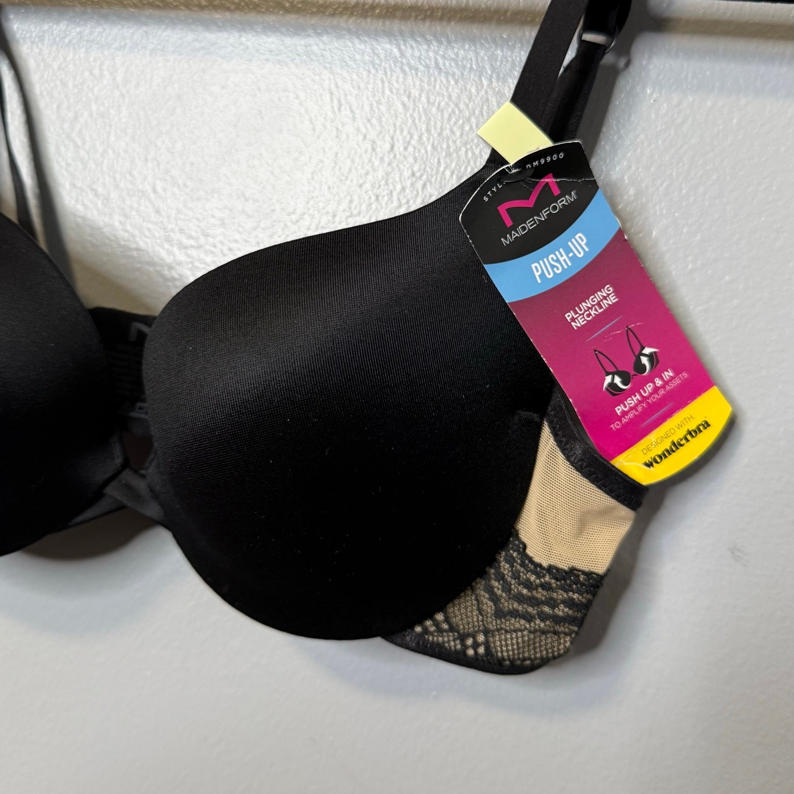 Maidenform Black Love the Lift Push Up & In Underwire Bra NEW 32B