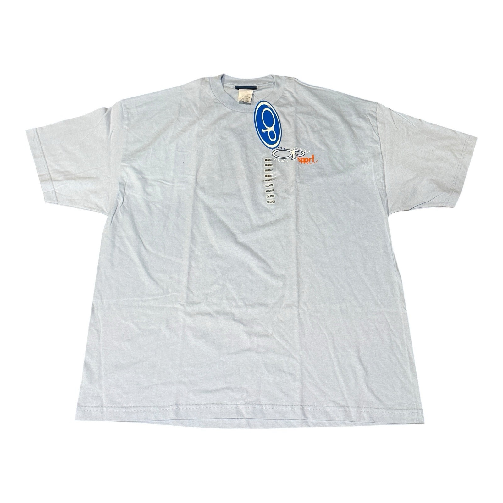 Vintage Ocean Pacific Ice Blue Short Sleeve Shirt Men’s Sz XXL