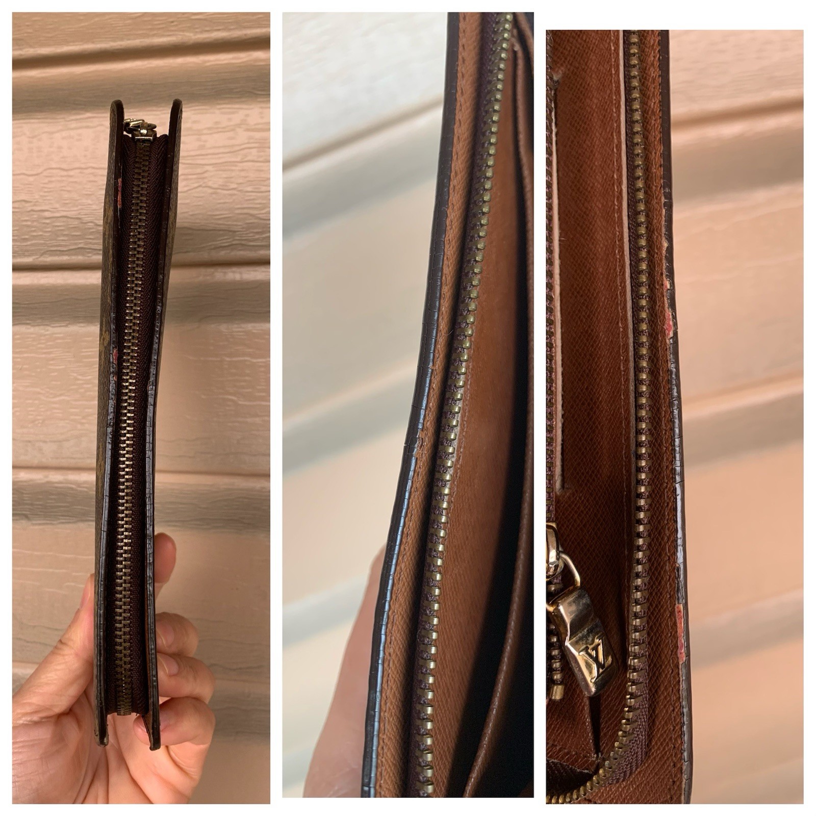 Large Louis Vuitton monogram zippy wallet 7.8”*4.3”