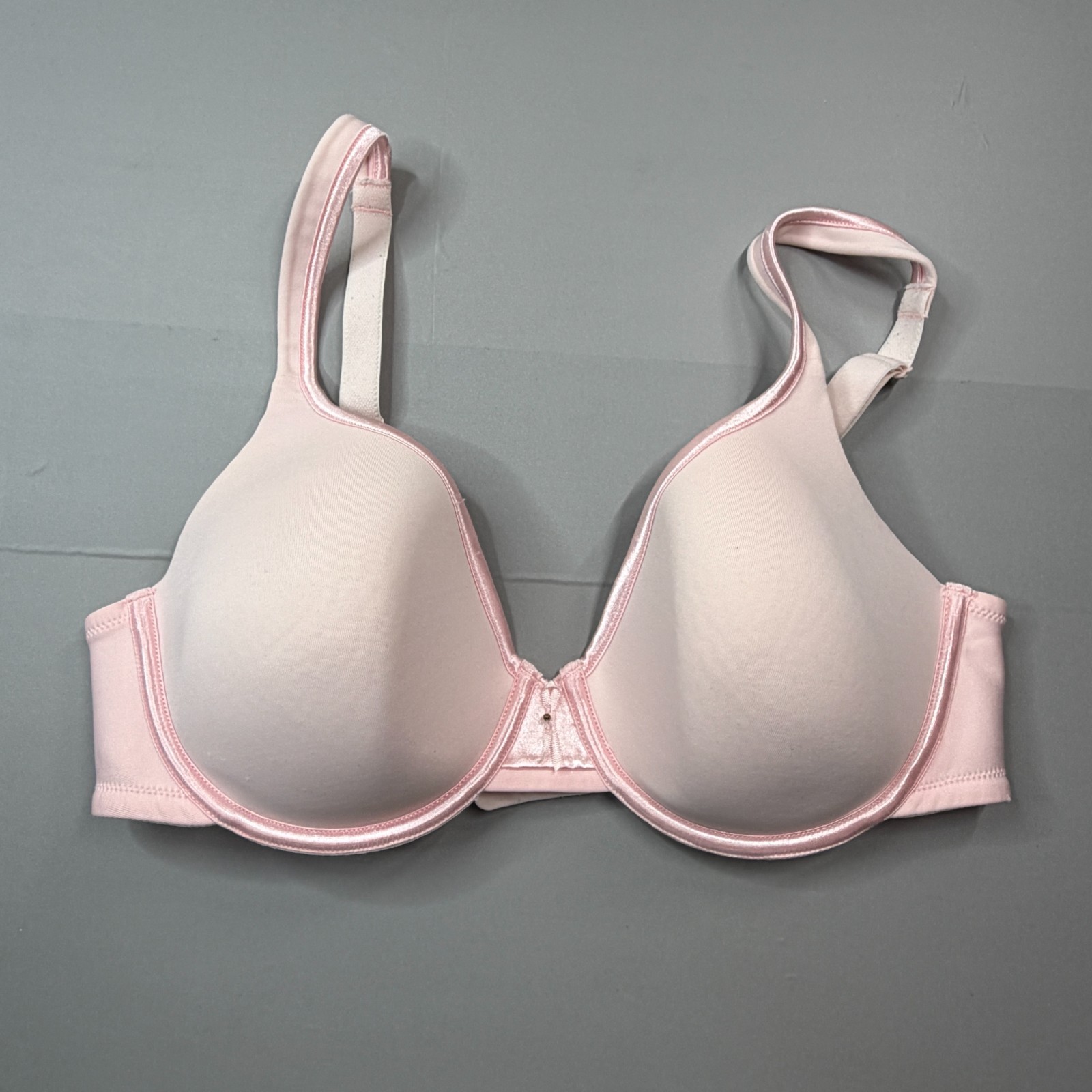 Vanity Fair Bra 34D Pink Nylon Underwire Padded 75335