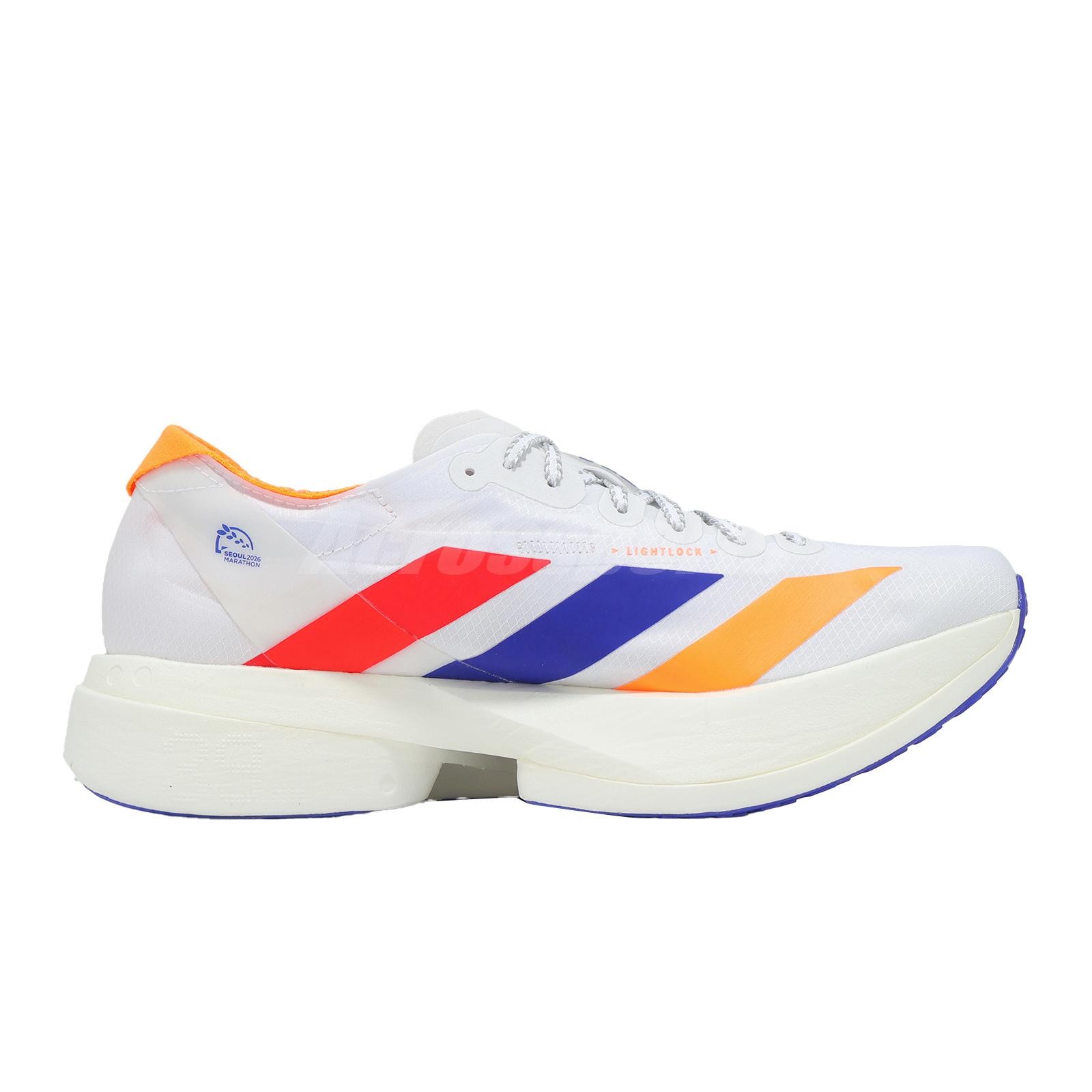 adidas Adizero Adios Pro 4 M White Blue Red Orange Men Racing Running KI4438