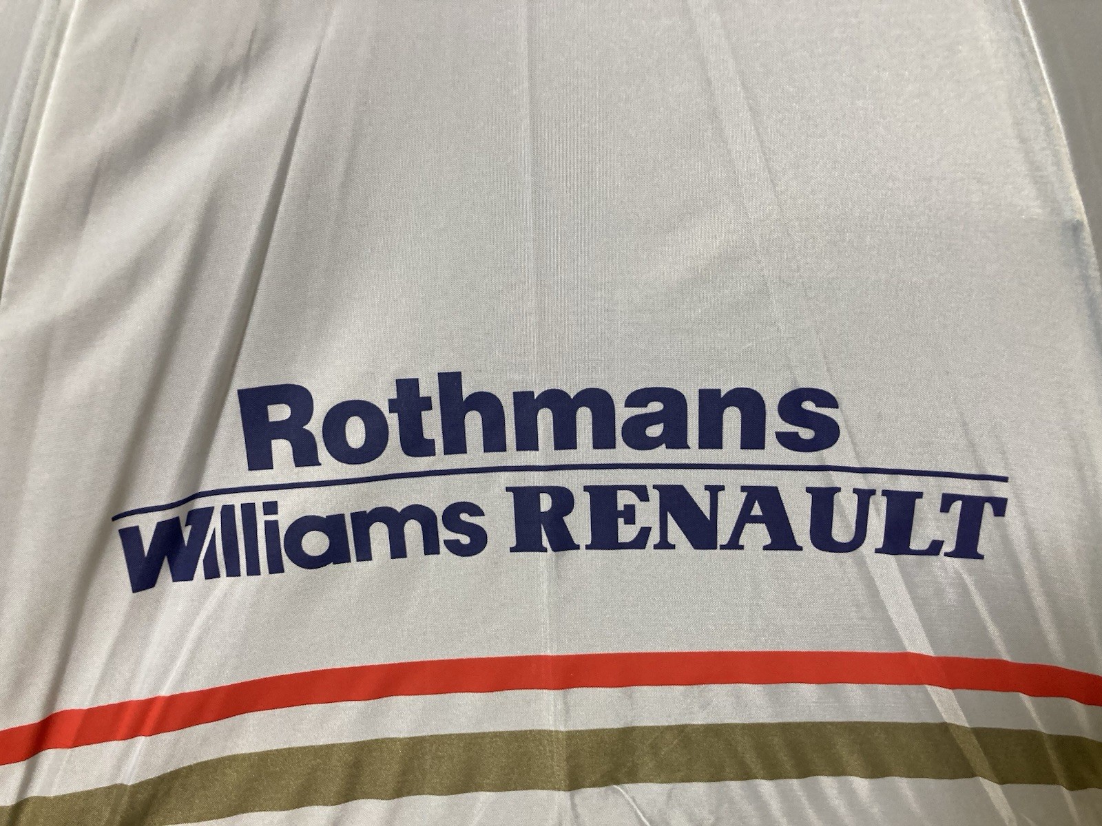Rothmans Williams Renault Formula 1 Racing Team Umbrella Size 32in 82cm Vintage
