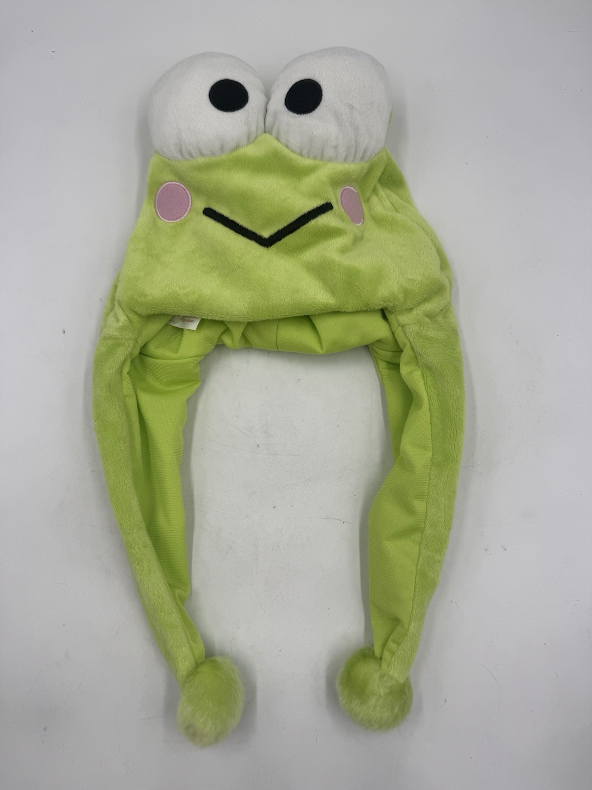 Keroppi Hello Kitty Sanrio 2011 Green Beanie Winter Hat One Size Kids Size