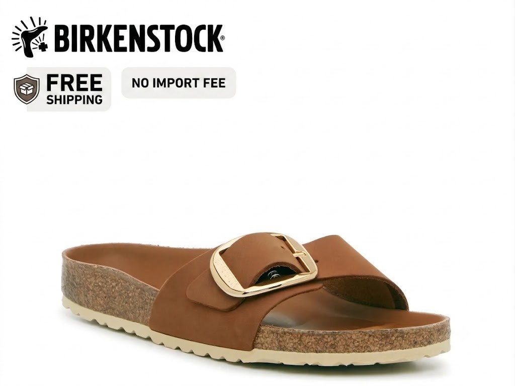 Free Shipping Au Birkenstock Madrid Big Buckle Sandal Size US NO IMPORT FEE