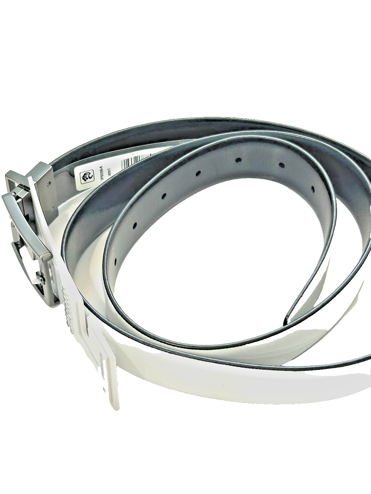 Perry Ellis Portfolio Men’s Reversible Belt White/Black Size 40