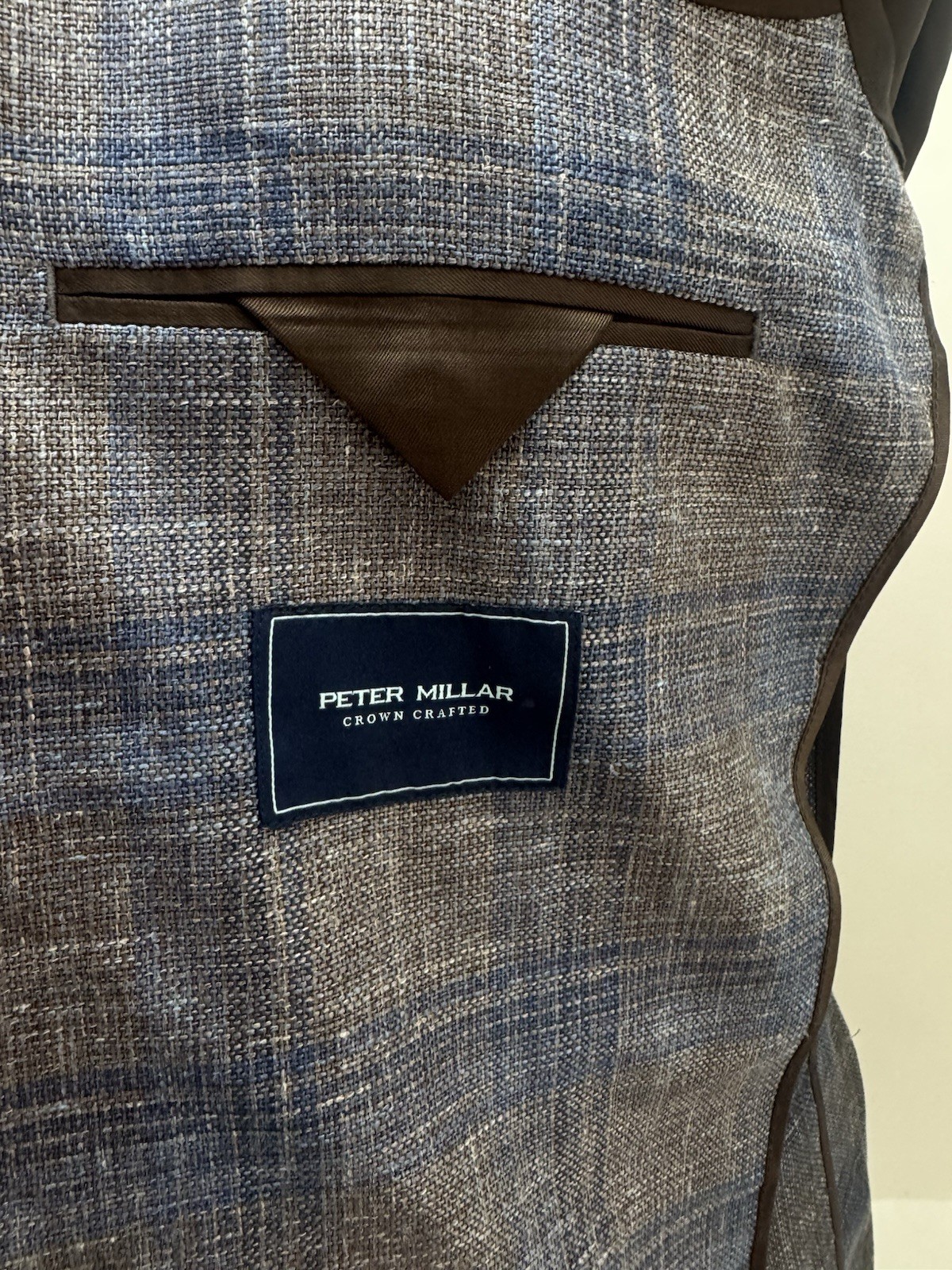 NWT Peter Millar Crown Crafted Dawson Plaid Blazer Jacket Sport Coat 44 R $1295