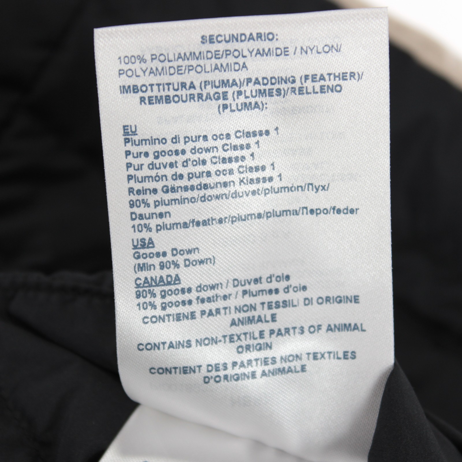 Herno NWT Reversible Quilted Down Jacket Size 44 (US 8) in Black / Beige