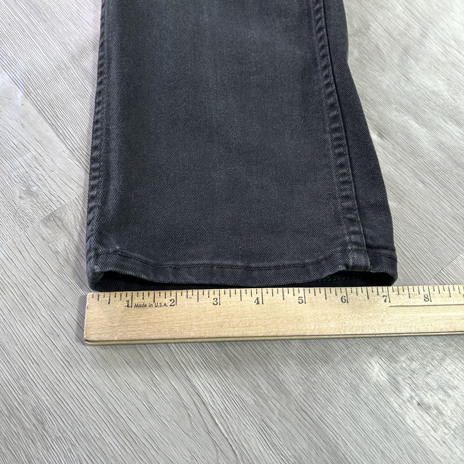Levis 513 Jeans Mens 32×30 Black Slim Straight Stretch Denim Dark Wash Pants