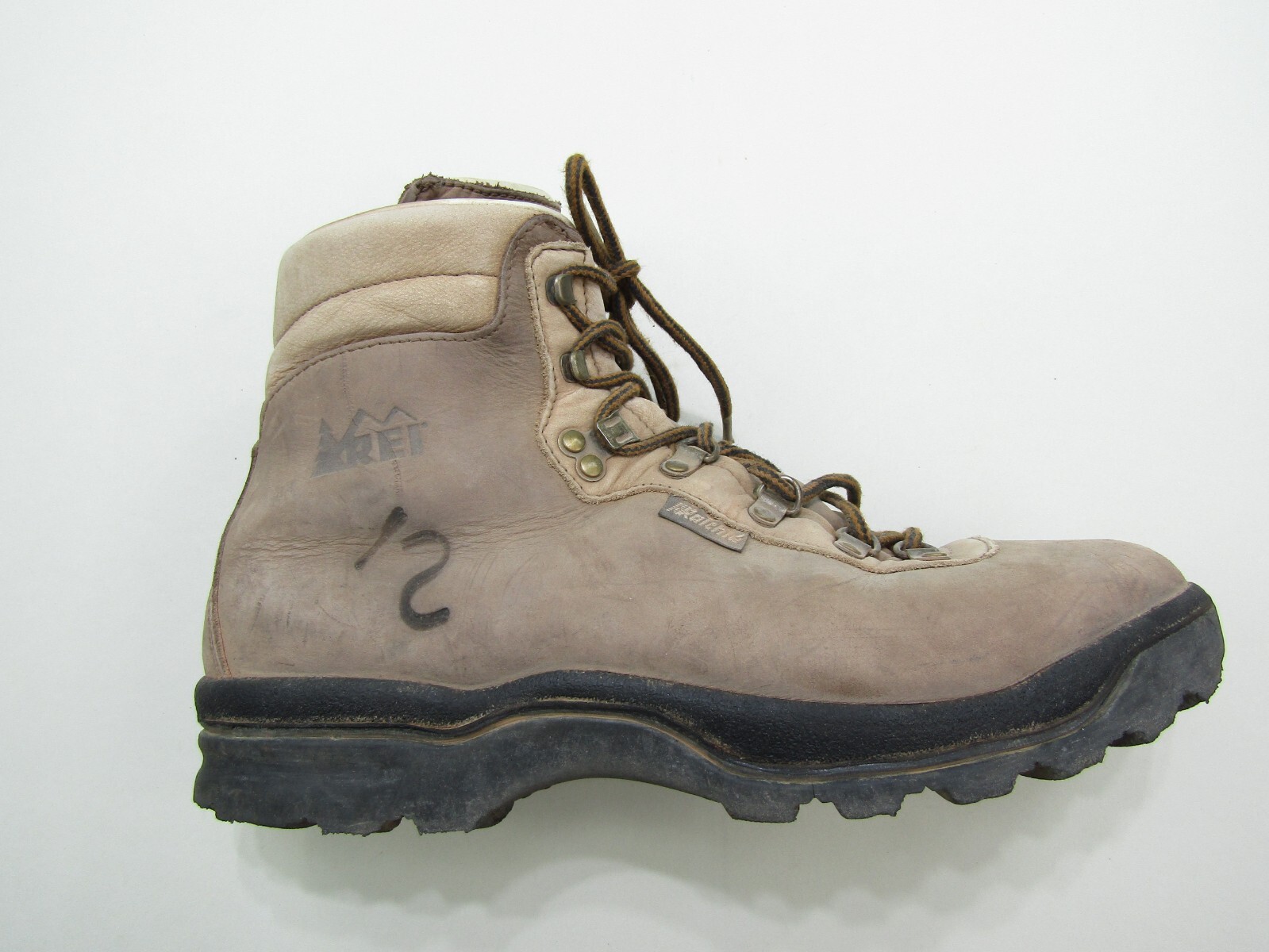 VTG REI Boots Mens 12 M Raichle of Switzerland Made in Hungary Hiking Outdoors