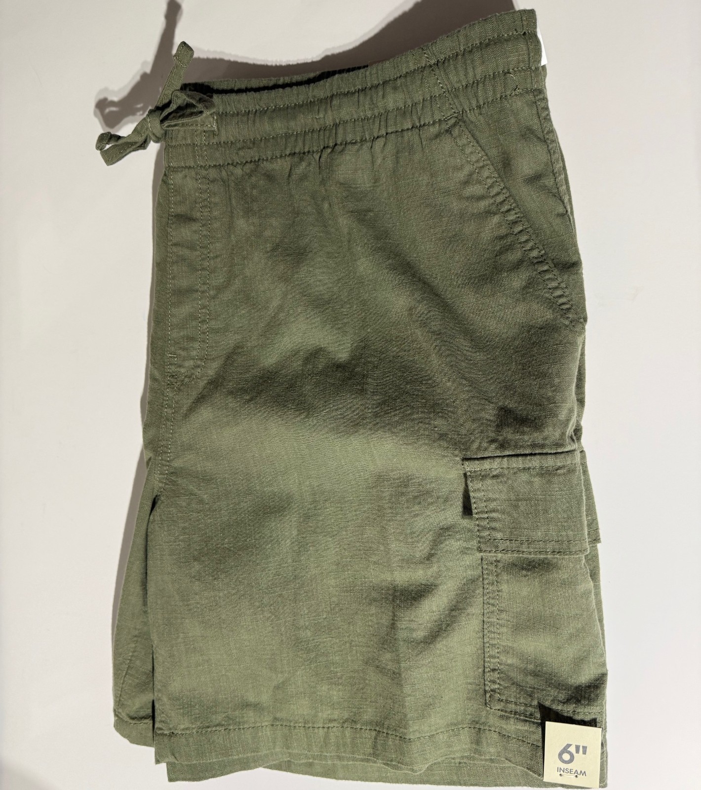 No Boundaries -Size XL -Green Artichoke-Drawstring-Shorts