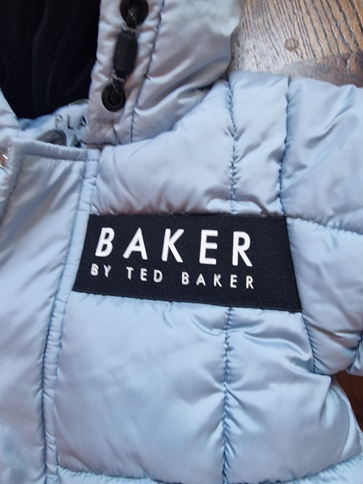 Ted Baker padded snow suit blue all in one age 3-6 months Excellent condition