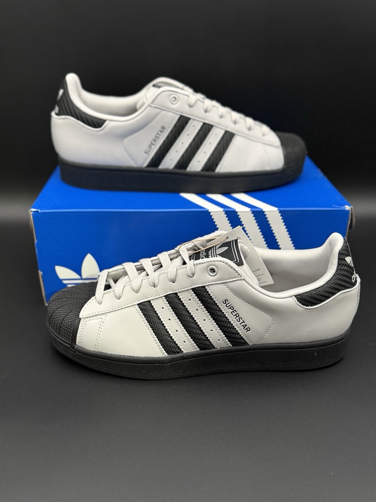 adidas Originals Superstar 2 II Grey Core Black Iron Metallic Men Unisex #183
