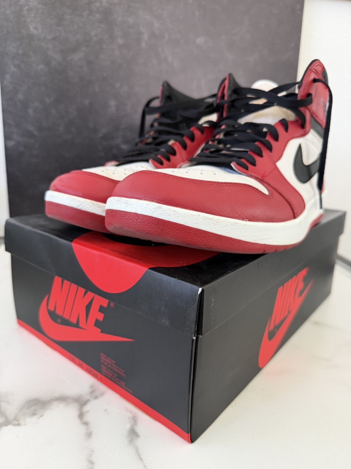 Air Jordan 1 – Black White and Red – Size 11 – Pre-owned – Original Box