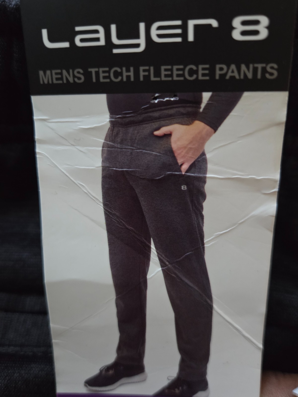 Layer 8 Men’s Tech Fleece Jogger Pant Performance Active Sweatpants S M L XL XXL