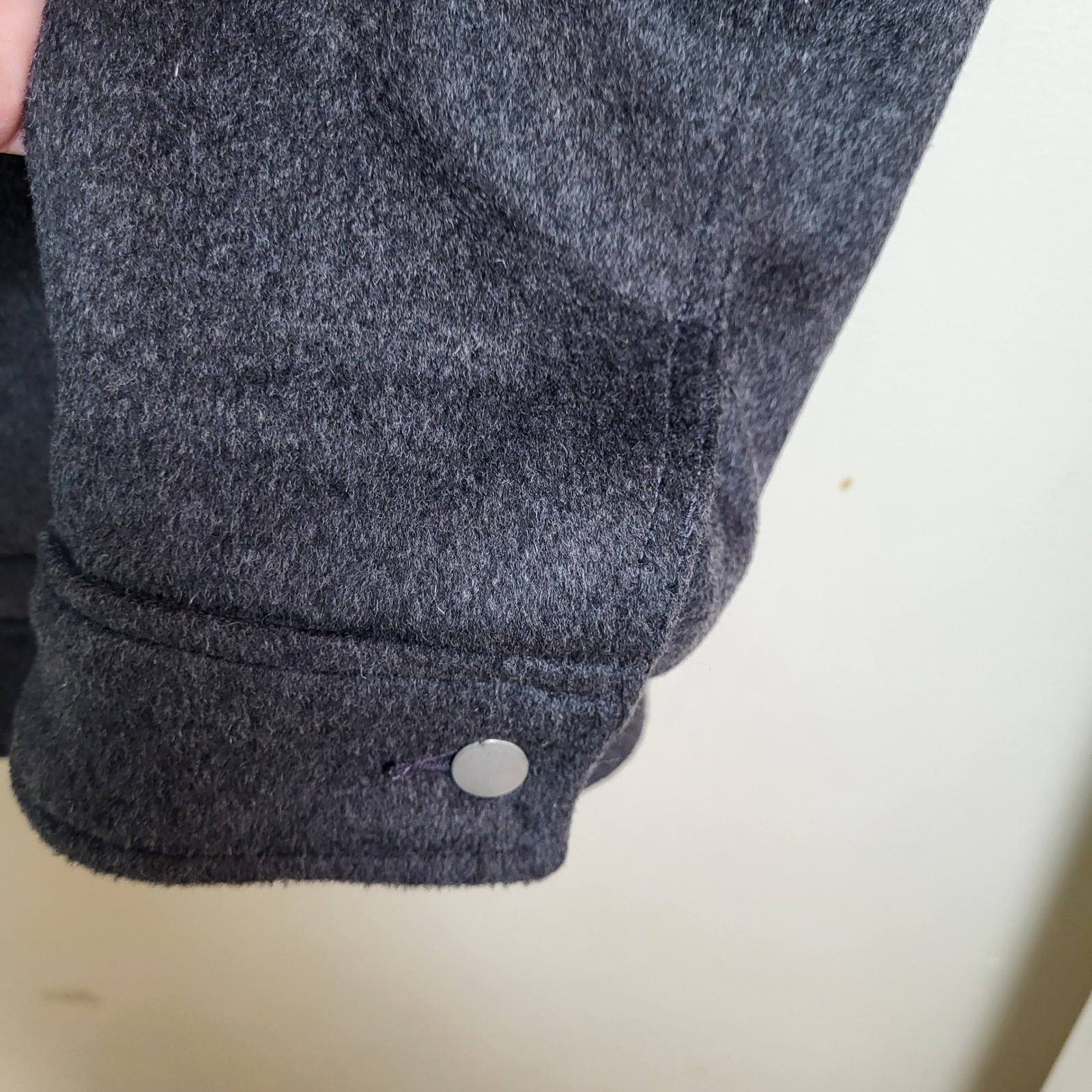 MODE OF ONE Mens XL Heather Gray Wool Blend Bomber Jacket Full Zip Pockets NWT