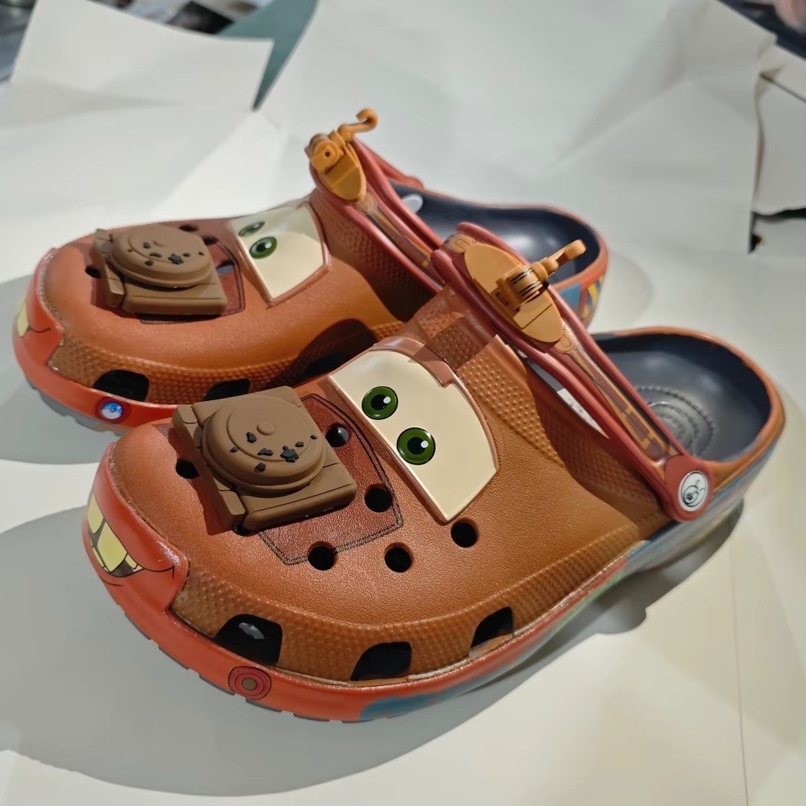 Adult / Kids Cartoon Tow Truck Clog Sandals Character – Slip-On Garden Shoes