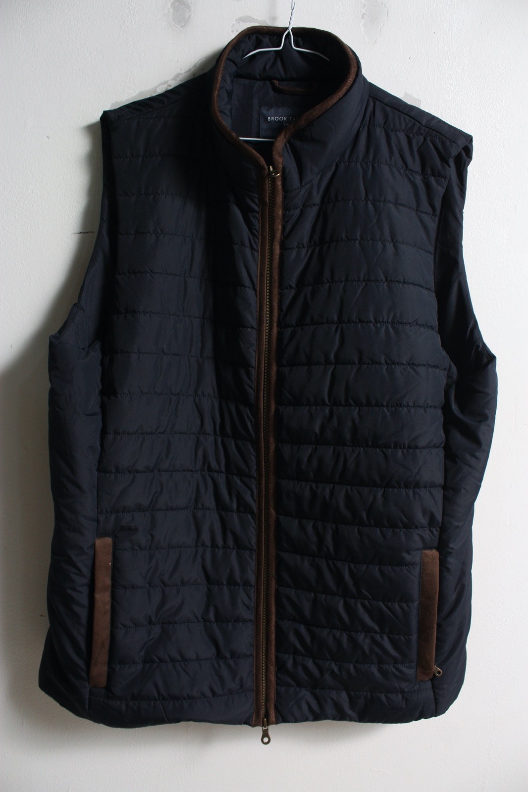 Brook Taverner Mens Quilted Bodywarmer Jacket – Blue – Size L Large (c57)