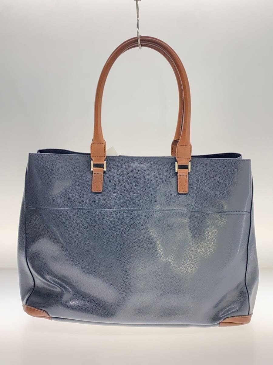 MSPC (master-piece) Leather Tote Bag, Navy, 02501