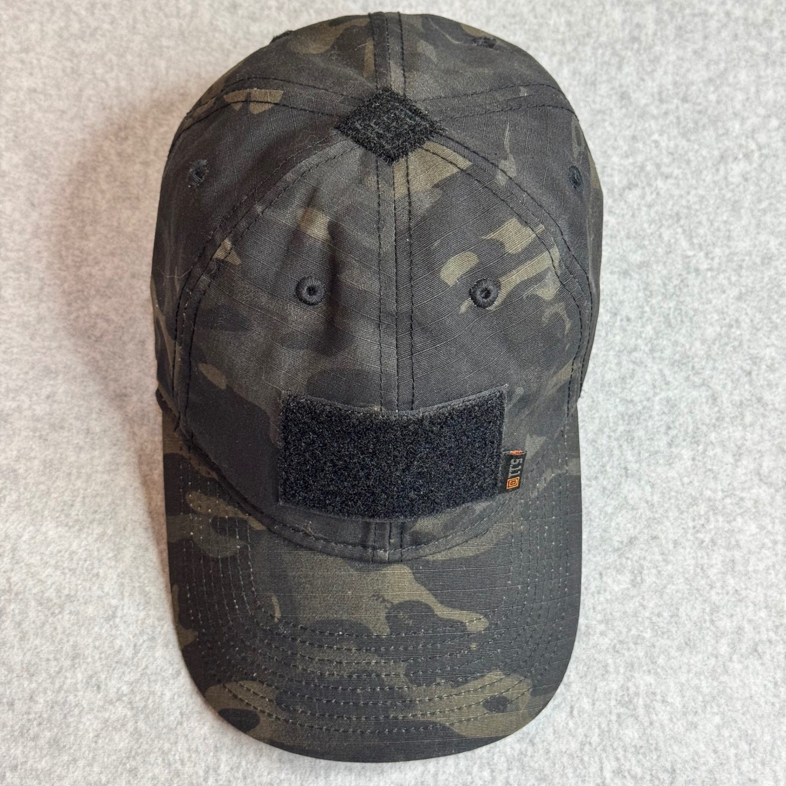 5.11 Tactical Flag Bearer Cap MultiCam Black Ripstop Patch Hat Adjustable 89406