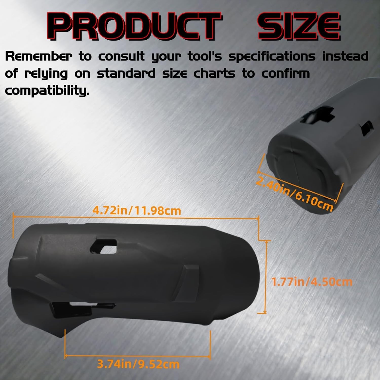 Durable Rubber Protective Boot for M12 FUEL SURGE 1/4 in. Driver – 1 Pack Black