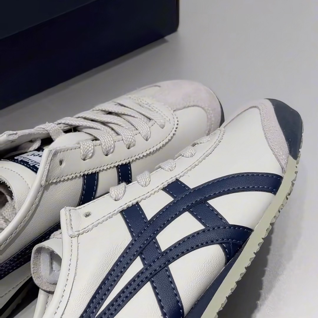 New Onitsuka Tiger Mexico 66 BIRCH PEACOAT Unisex Sneaker Shoes 1183C102-200