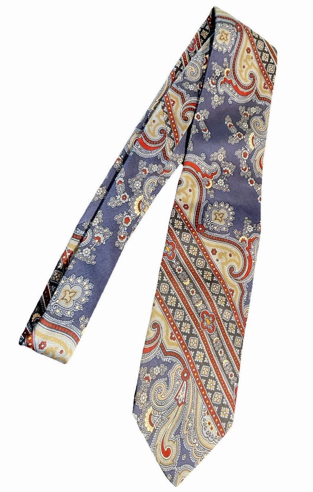 Vintage John Comfort Made In England For Jack Henry Silk Tie Paisley Men’s UK