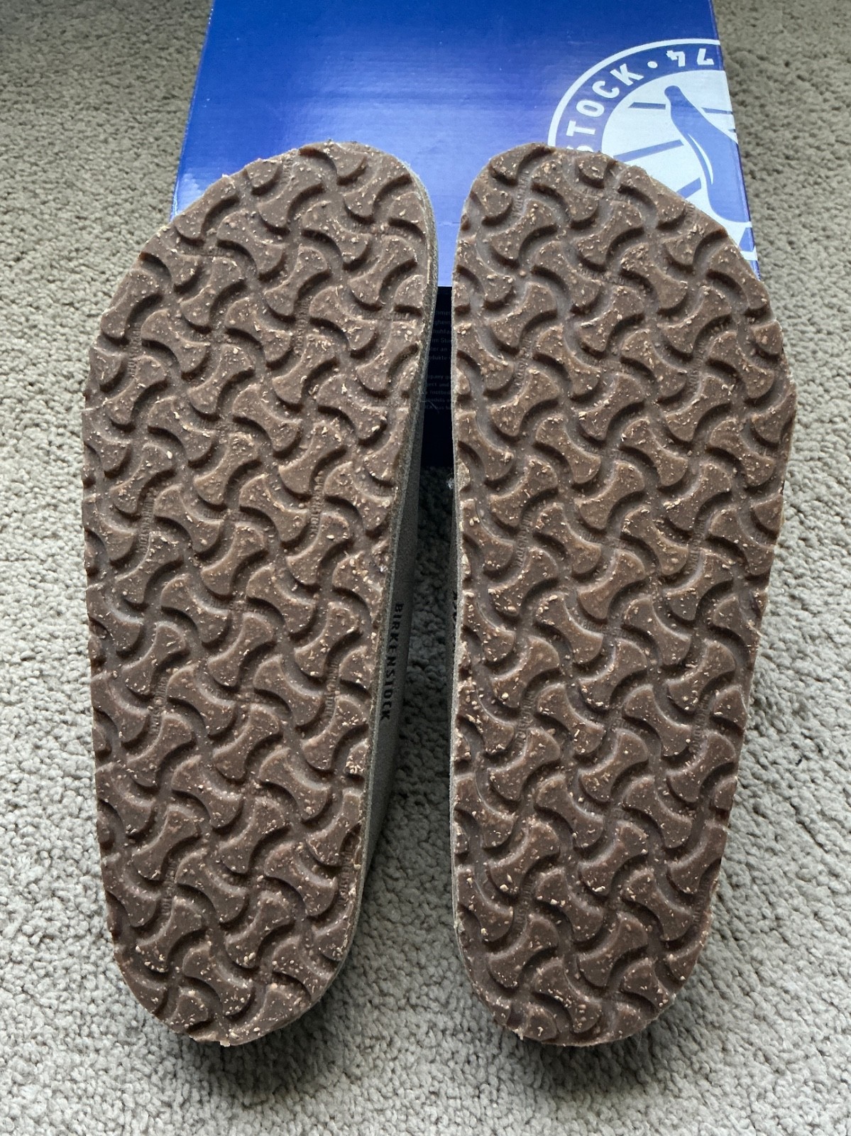 BIRKENSTOCK Zermatt Premium Suede Leather Size W 10 M8 Grey