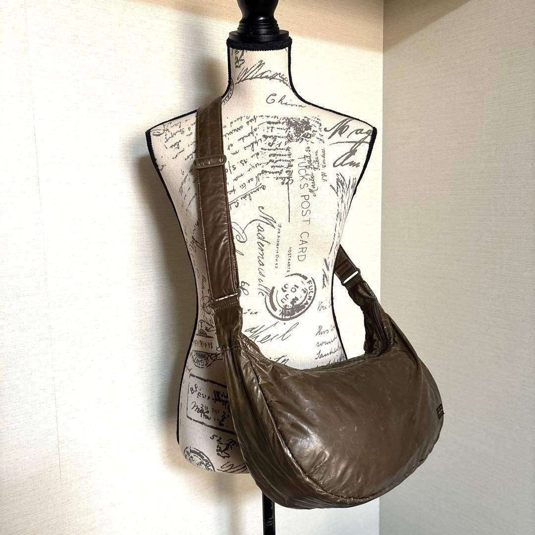 Porter Girl Bonbon Series Half Moon Shoulder Bag Used