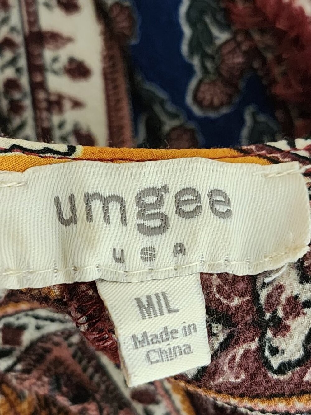 Umgee Colorful Patchwork Open Front Batwing Cardigan | Women’s L