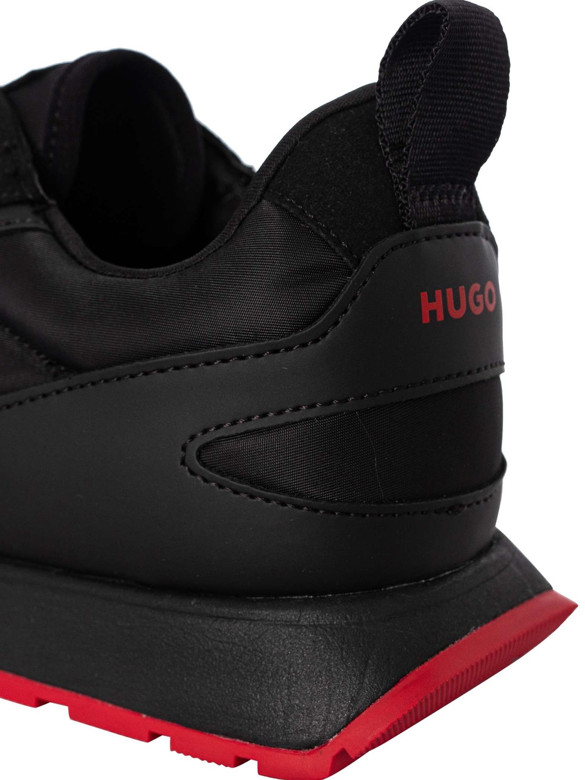HUGO Men’s Icelin Running Trainers, Black