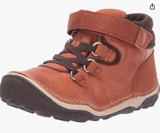 Stride Rite Baby-Boy’s SRT Gavin Ankle Boot Sierra Size 10 M