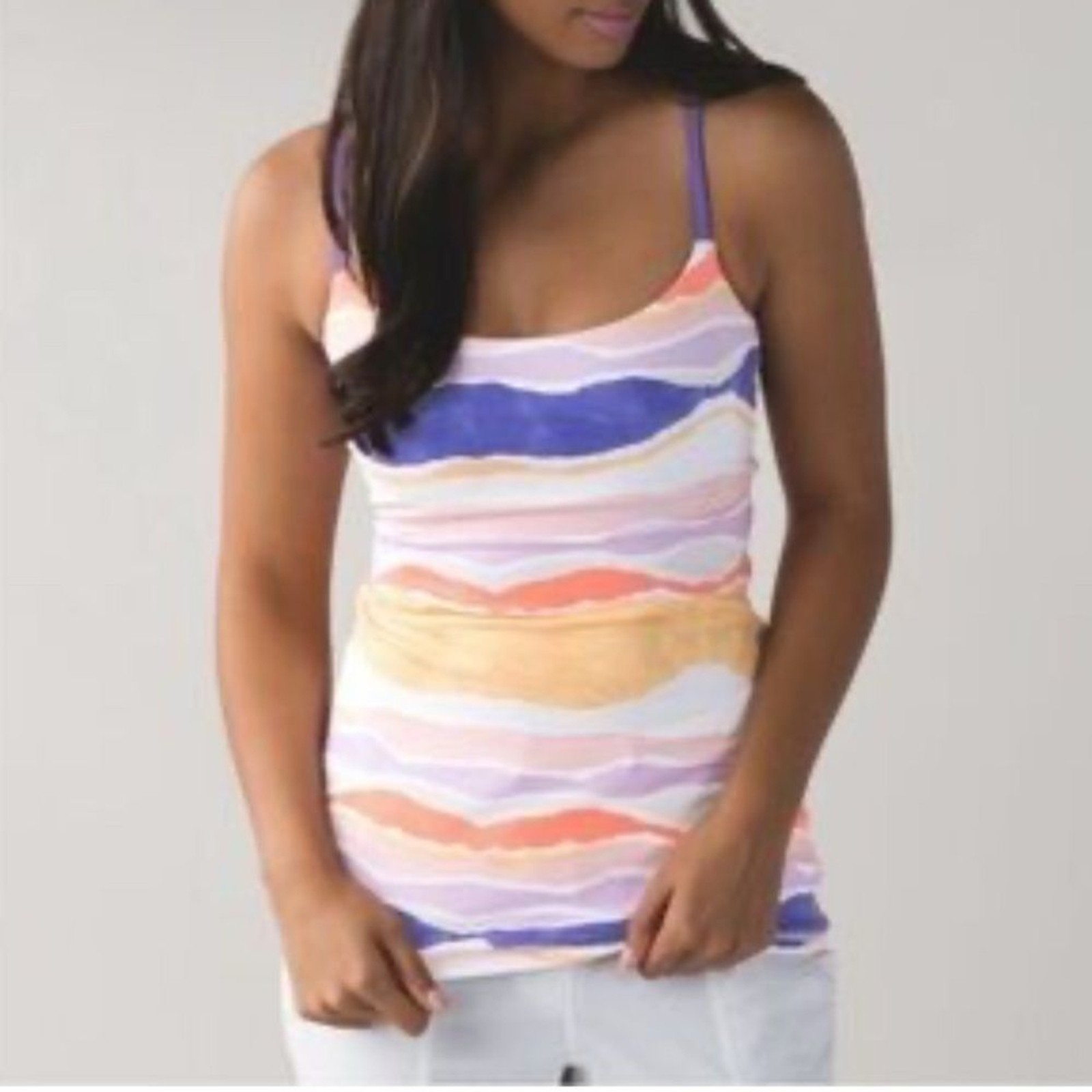 Women’s Lululemon Multicolor Striped Tank Top