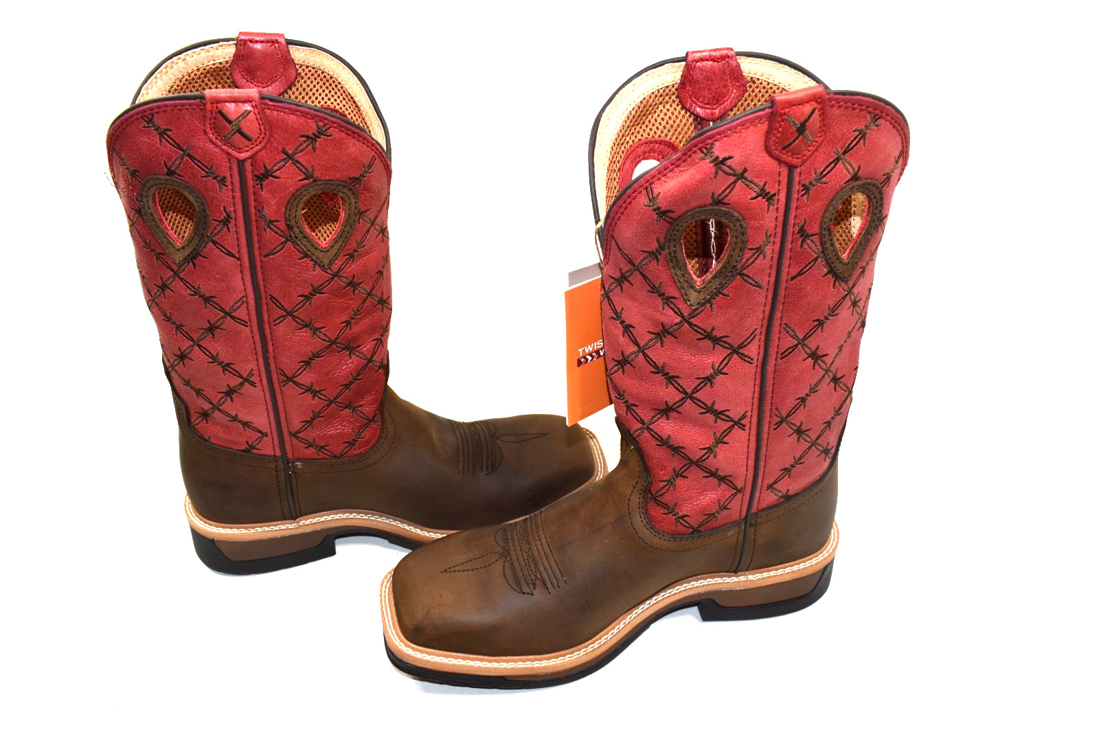 Twisted X Men’s 8 D Lite Western Work Boot Alloy Toe MLCA005 MEMORY FOAM FOOTBED