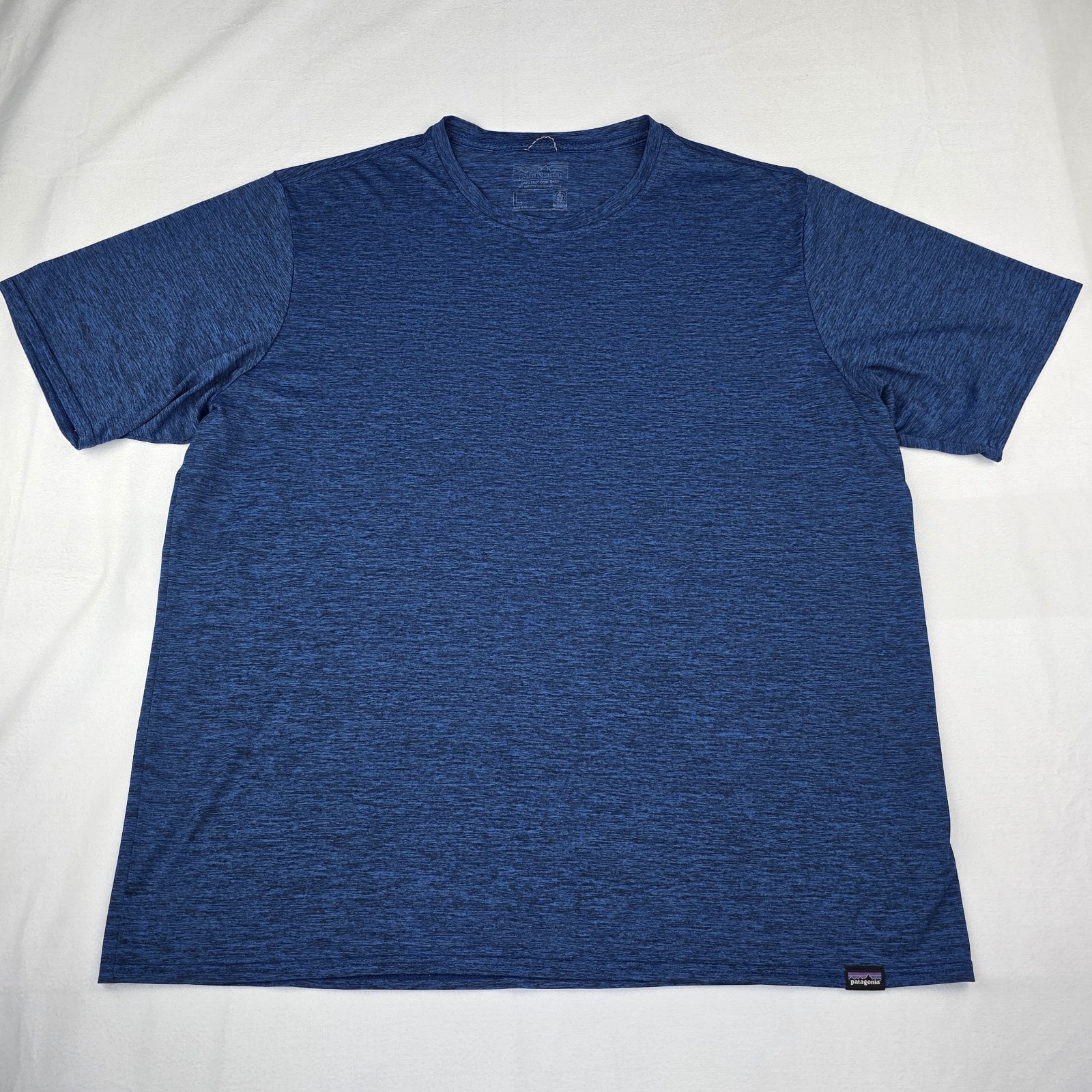Patagonia Capilene Cool Daily Shirt Mens Large Blue UPF 50+ Stretch Performance