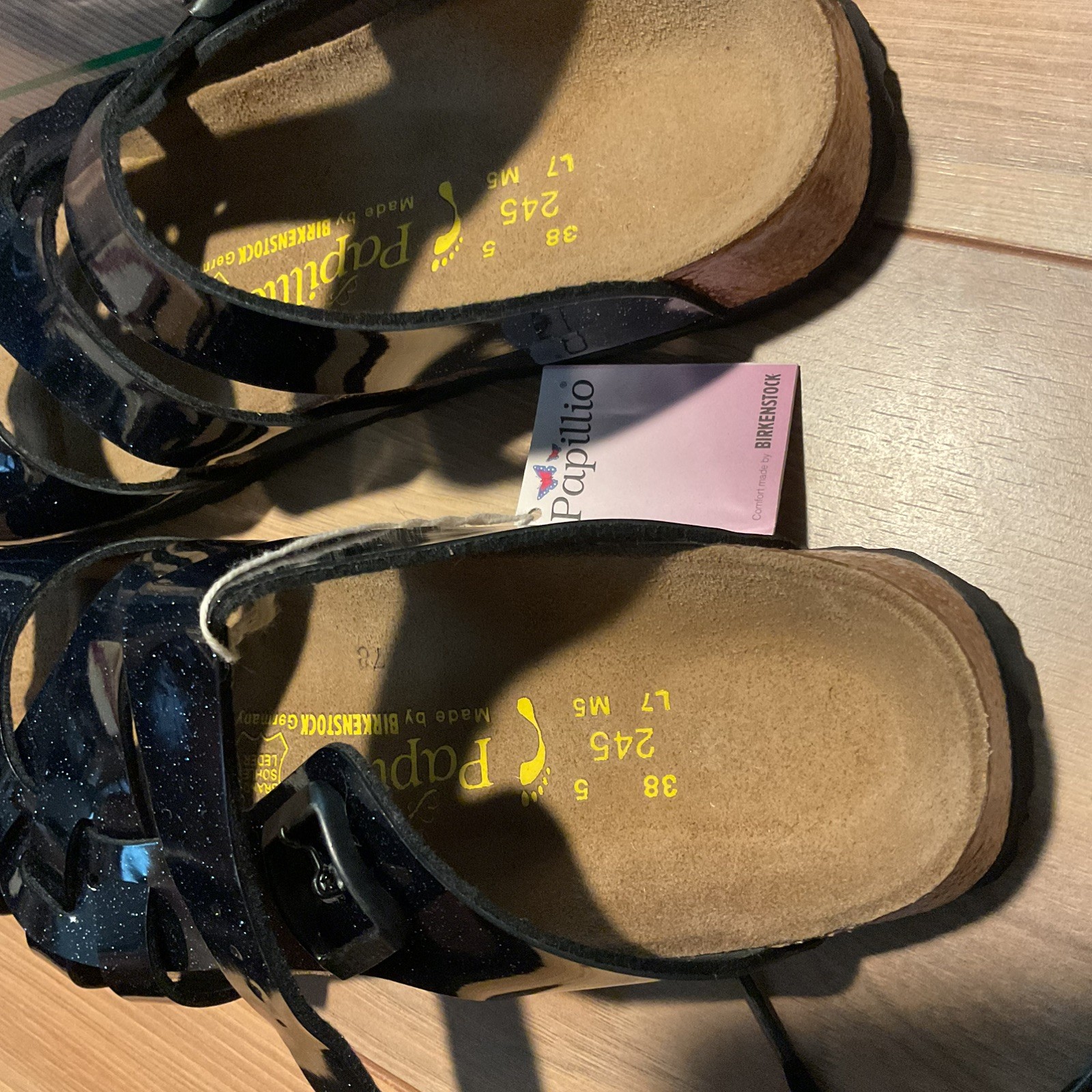 Papillio by Birkenstock Sandals sparkly, black 07 Women 38 L7 M5