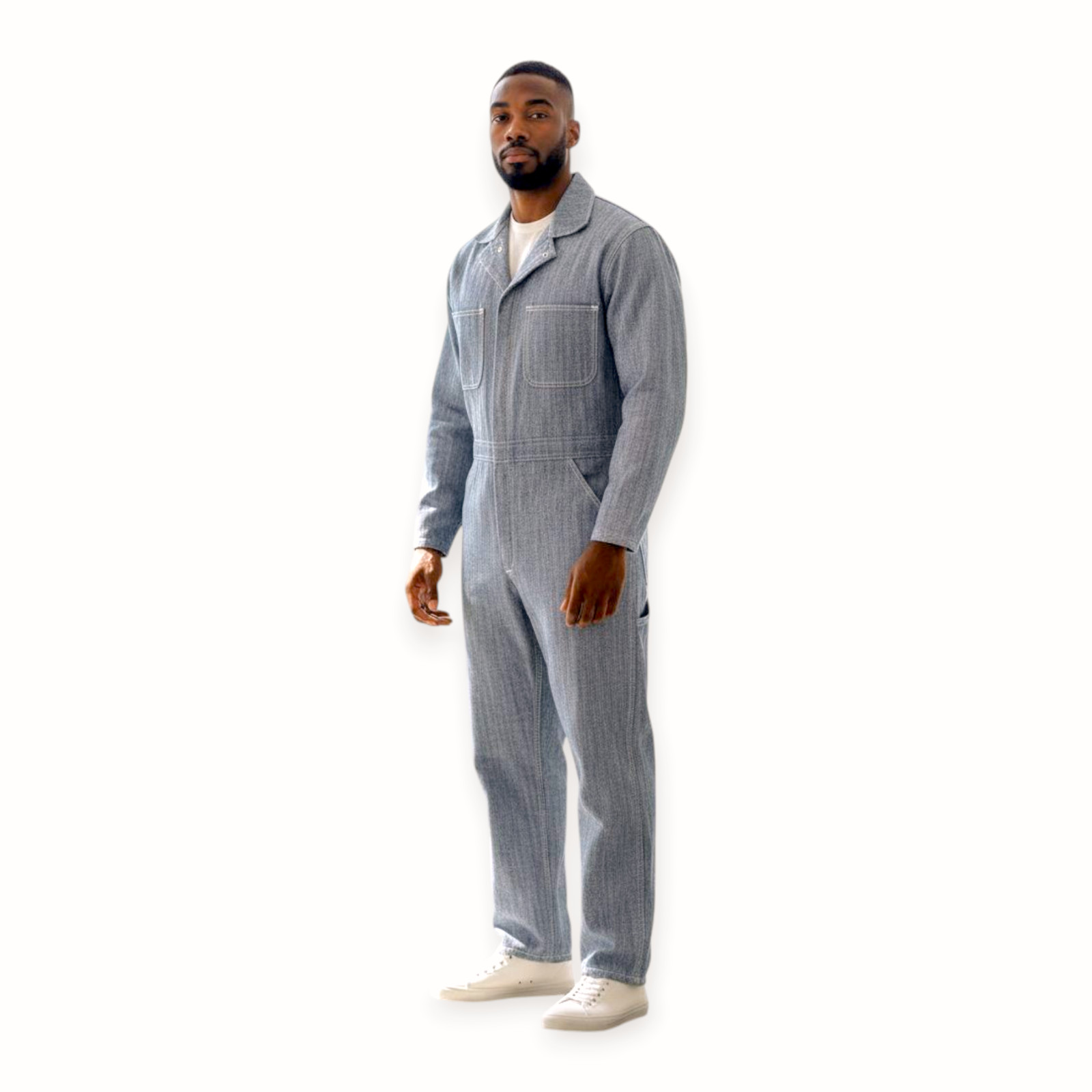 Vintage Red Kap Herringbone Work Coverall, Men’s S-L