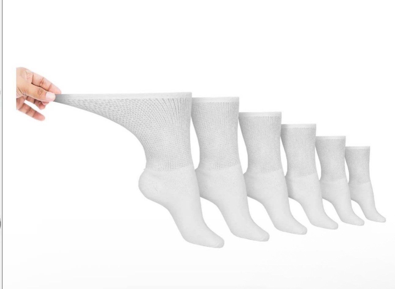 Wholesale Bulk Mens Diabetic Crew Socks Health Circulatory Size 9-11,10-13,13-15