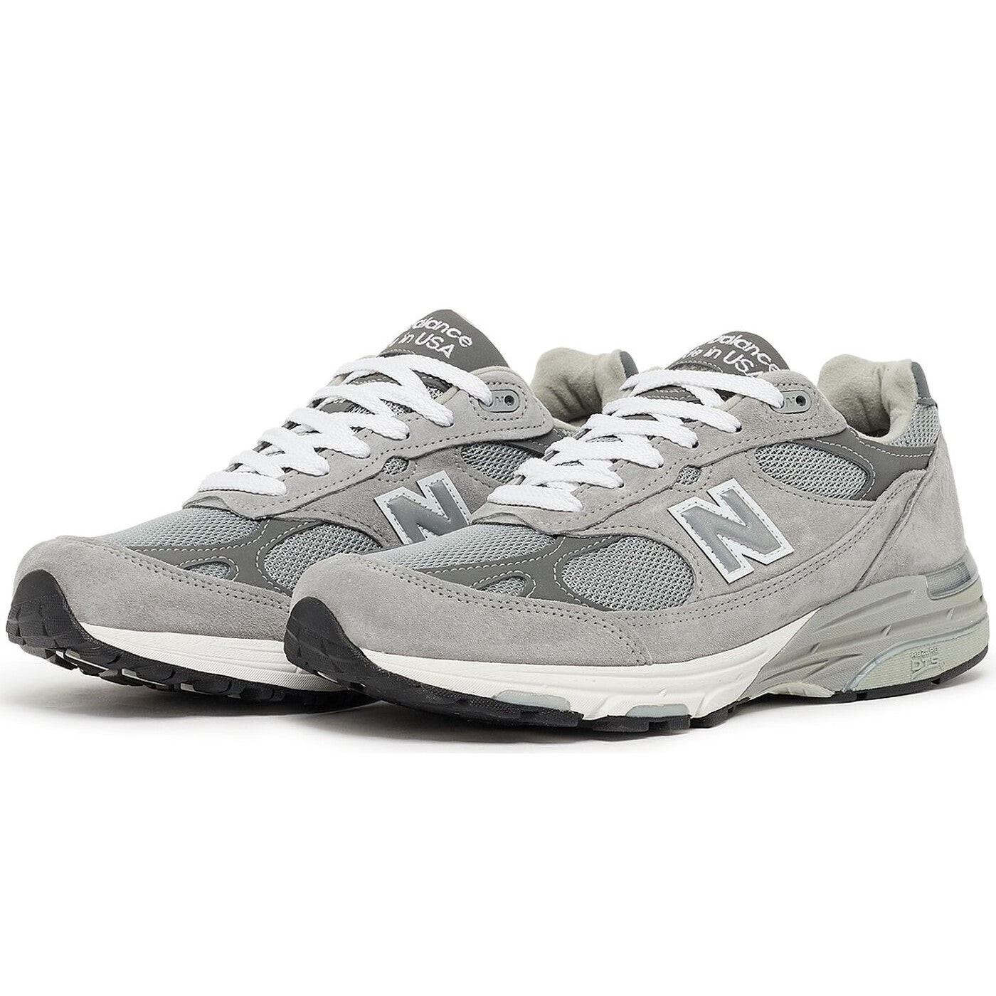 New Balance 993 Made in USA Grey White Mens Classic Running Shoes