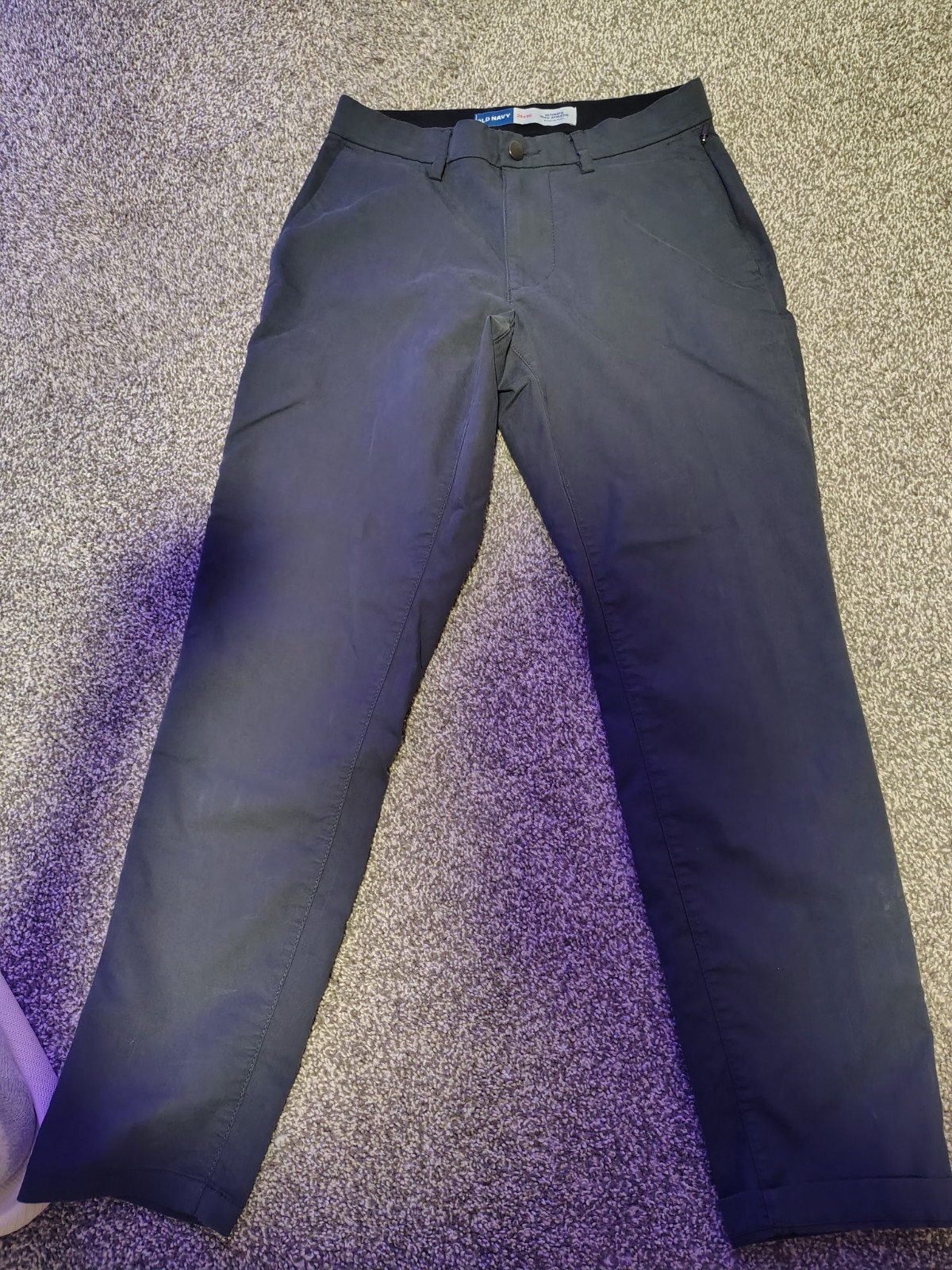 Old Navy Athletic Ultimate Tech pants with Built-In Flex, sized 28×30