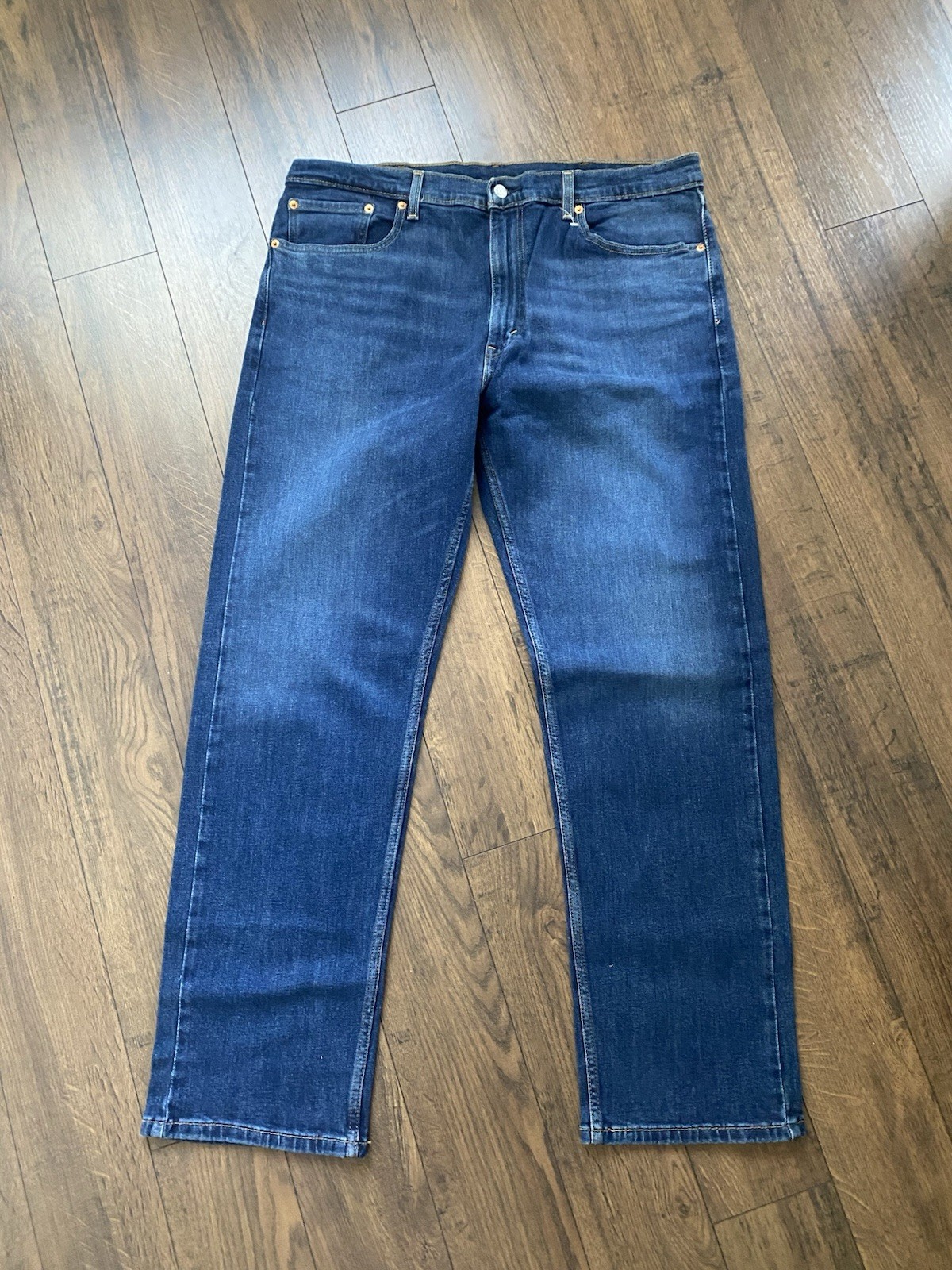 Levi’s Men’s 505 Jeans Blue, Regular Fit, Straight Leg, Cotton Denim, Size 38×32