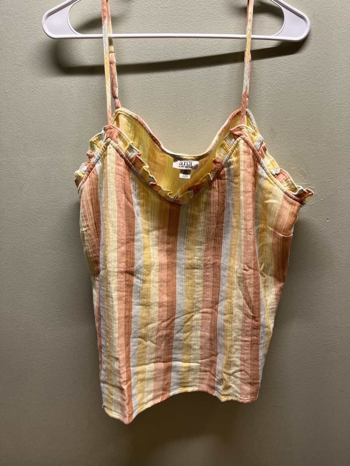 a.n.a A new approach shirt womens plus size 3X sleeveless tank top summer New